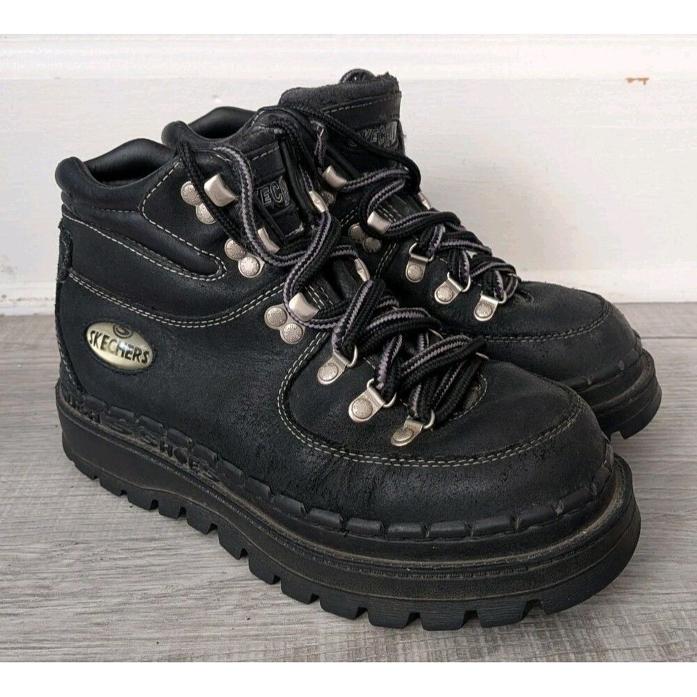 Vintage Skechers Jammers 7930 Boots Women's Sz 9.5 High Top Chunky Platform